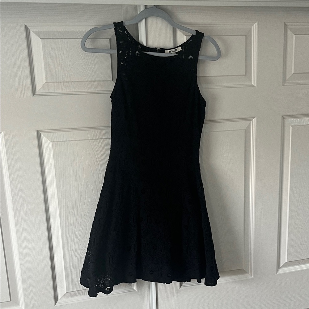 BB Dakota Black Lace Tank Top